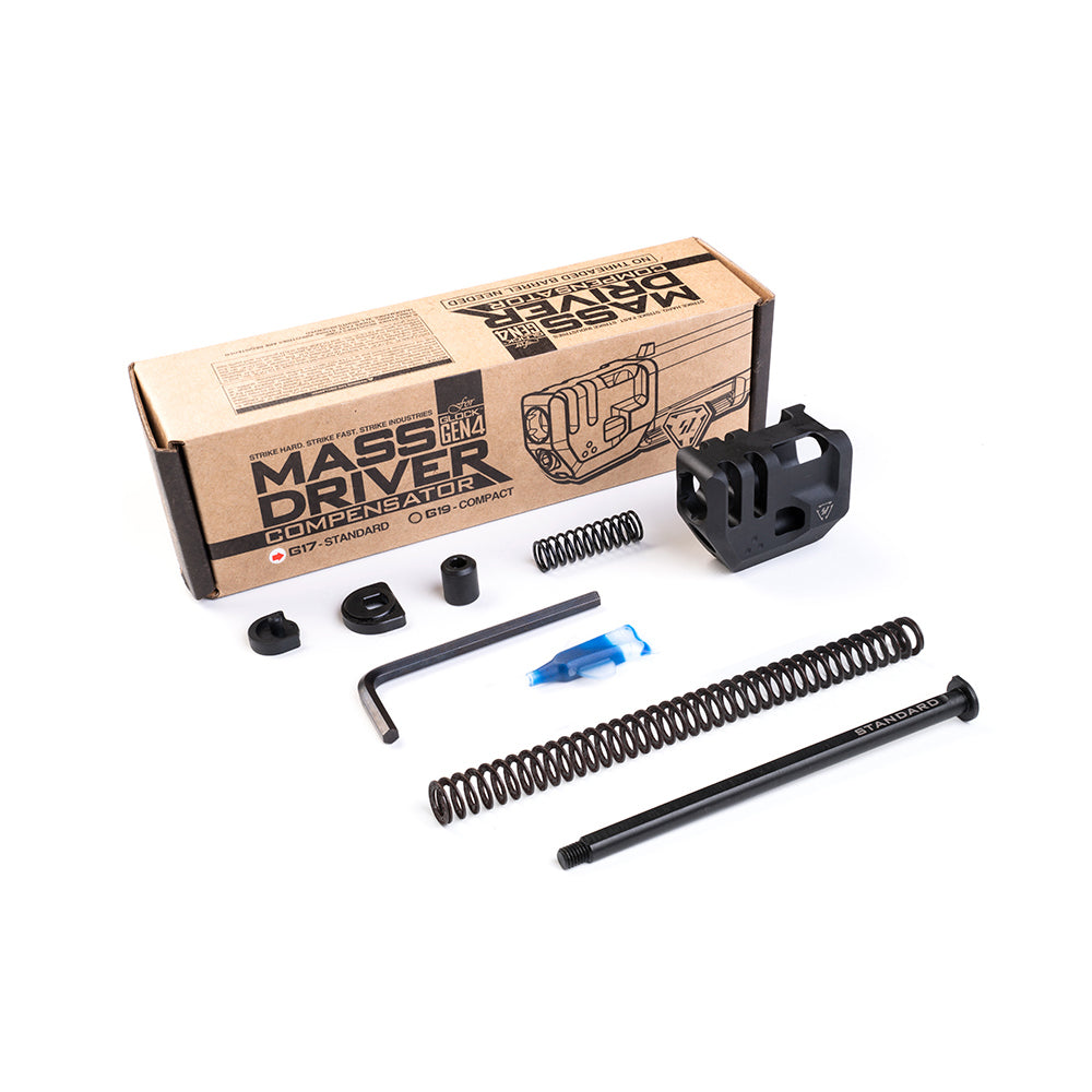 Strike Industries Mass Driver | Gen 3, Gen 4, Gen 5 | GLOCK 17 / GLOCK 19 Compensator