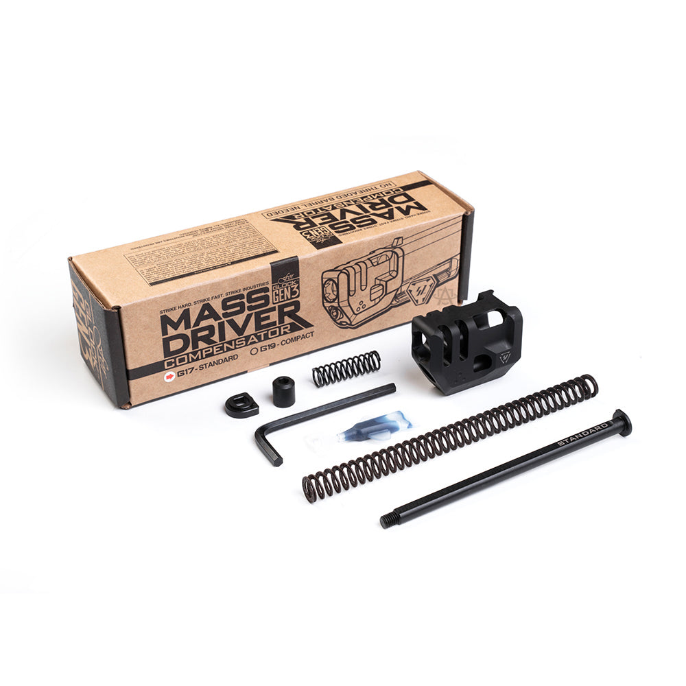 Strike Industries Mass Driver | Gen 3, Gen 4, Gen 5 | GLOCK 17 / GLOCK 19 Compensator