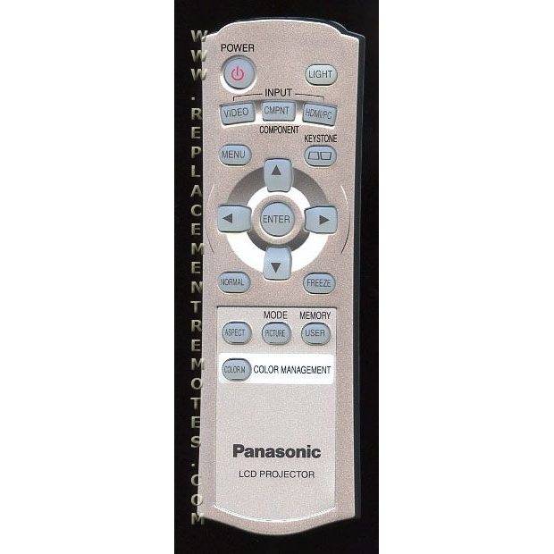 Substitute for Panasonic N2QAEA000025 Projector Remote Control [RR3720]