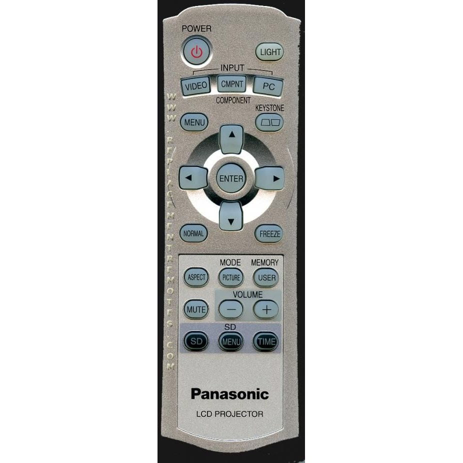 Substitute for Panasonic N2QAFA000002 Projector Remote Control [RR3720]