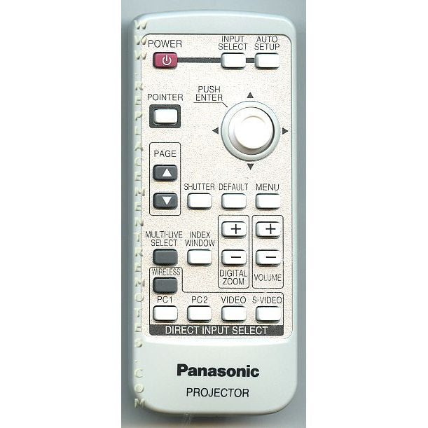 Substitute for Panasonic N2QAYA000001 Projector Remote Control [RR3720]