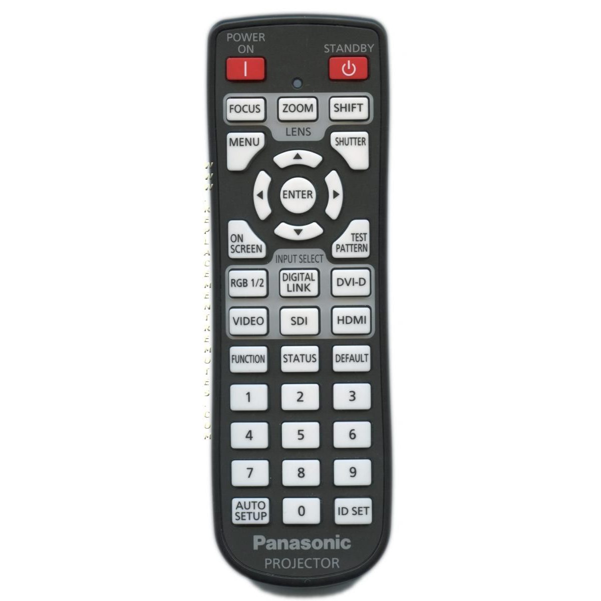 Substitute for Panasonic N2QAYA000060 Projector Remote Control [RR3720]