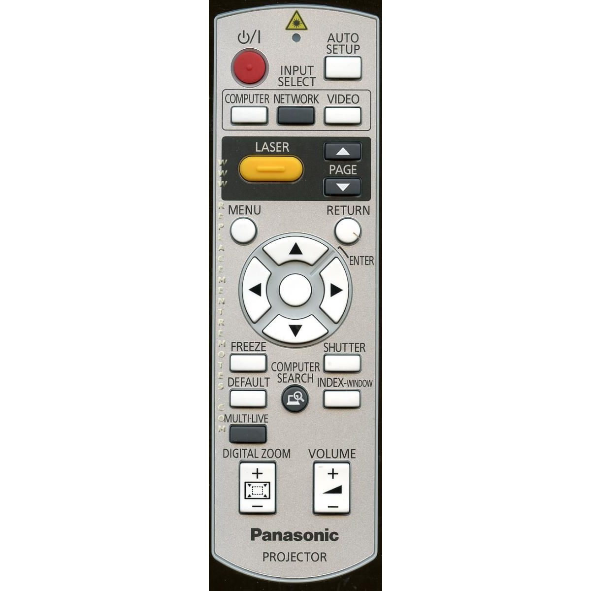 Substitute for Panasonic N2QAYB000152 Projector Remote Control [RR3720]