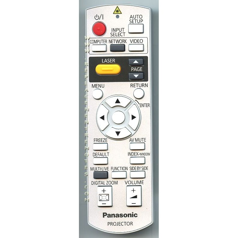 Substitute for Panasonic N2QAYB000367 Projector Remote Control [RR3720]