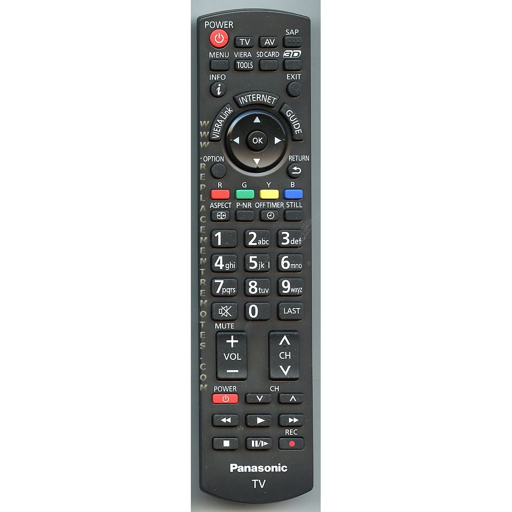 Panasonic N2QAYB000621 TV Remote Control
