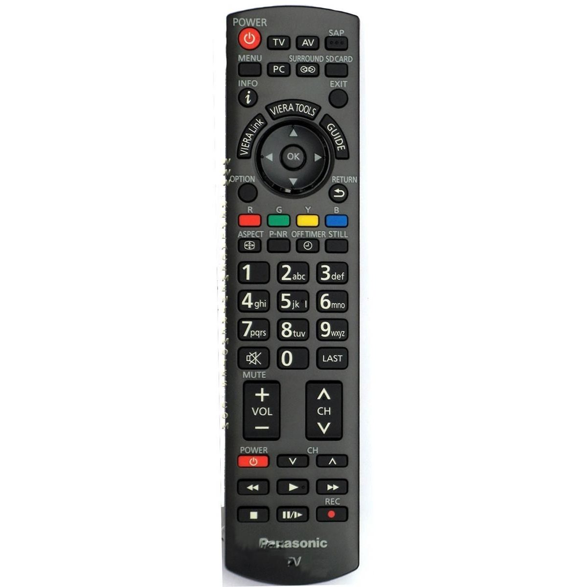 Panasonic N2QAYB000622 TV Remote Control - N2QAYB000622
