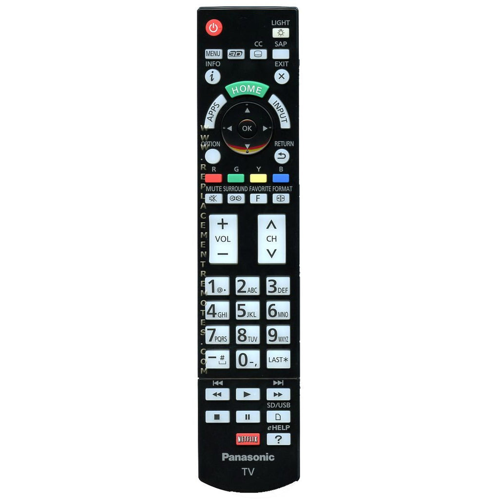 Panasonic N2QAYB000862 TV Remote Control
