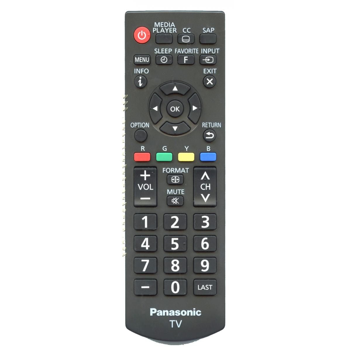 Panasonic TZZ00000845A TV Remote Control