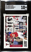 Patrick Mahomes 2017 panini score big man insert rookie card  sgc graded
