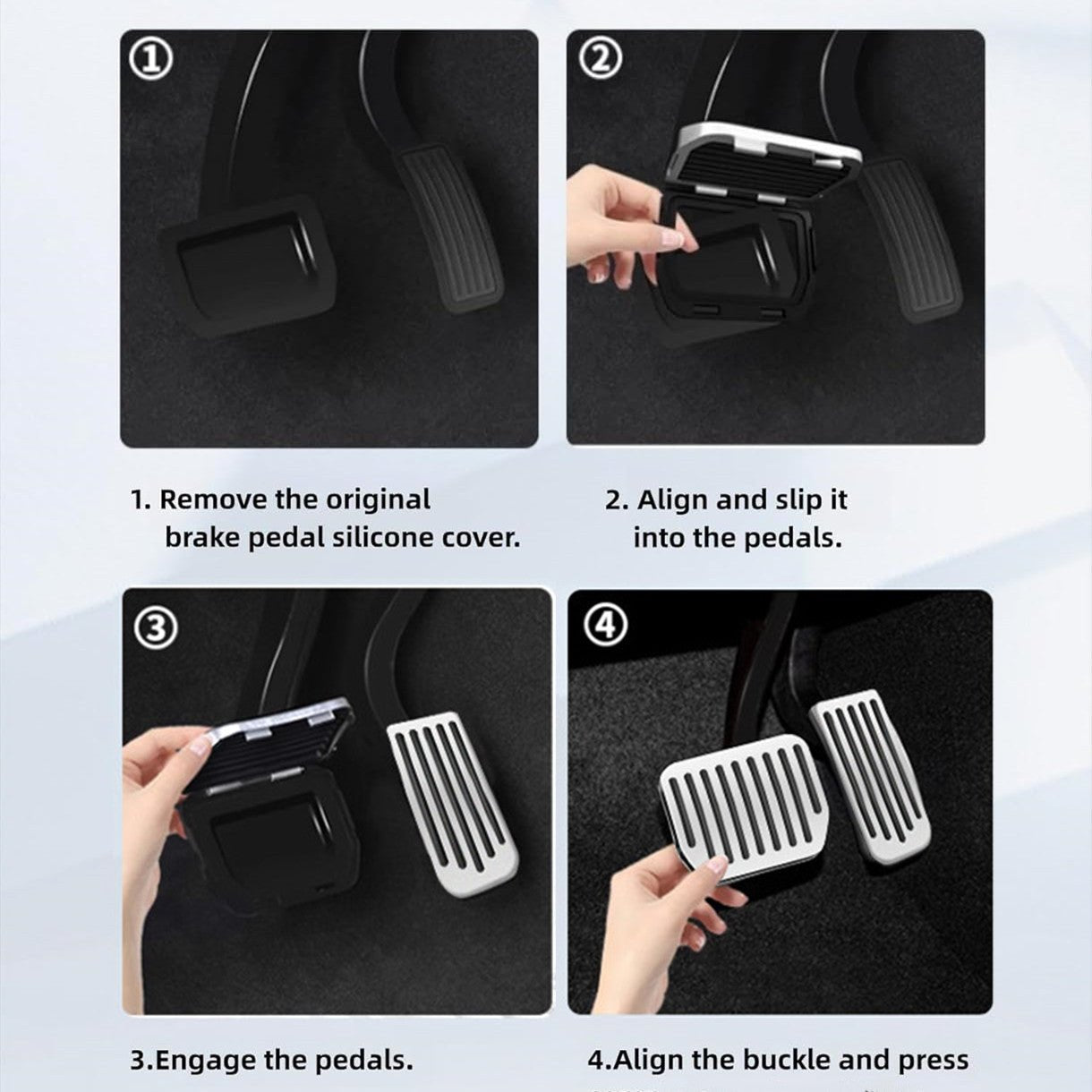 TESERY Performance Brake Pedal Cover for Model 3 / Y