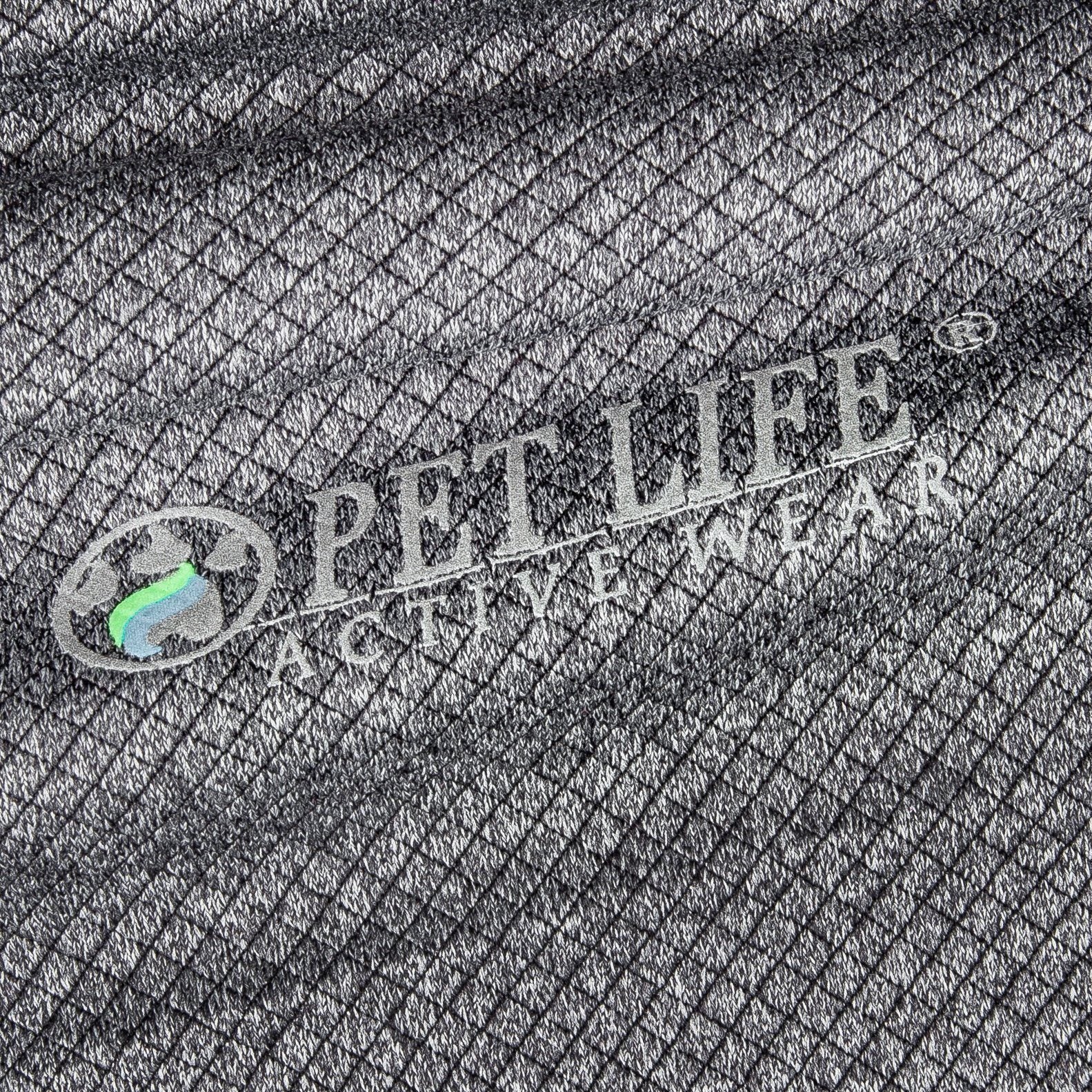 Pet Life ® Active 'Fur-Flex' Stretch and Quick-Dry Anti-Odor Fitness Yoga Dog Polo T-Shirt