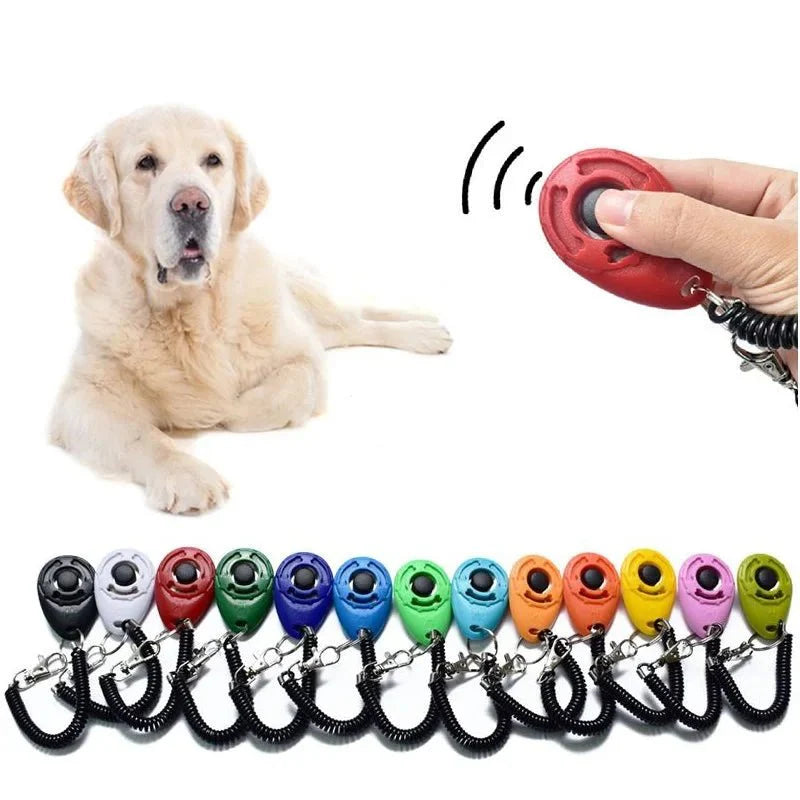 Pet Training Clicker with Adjustable Wrist Strap | Dog and Cat Training Aid