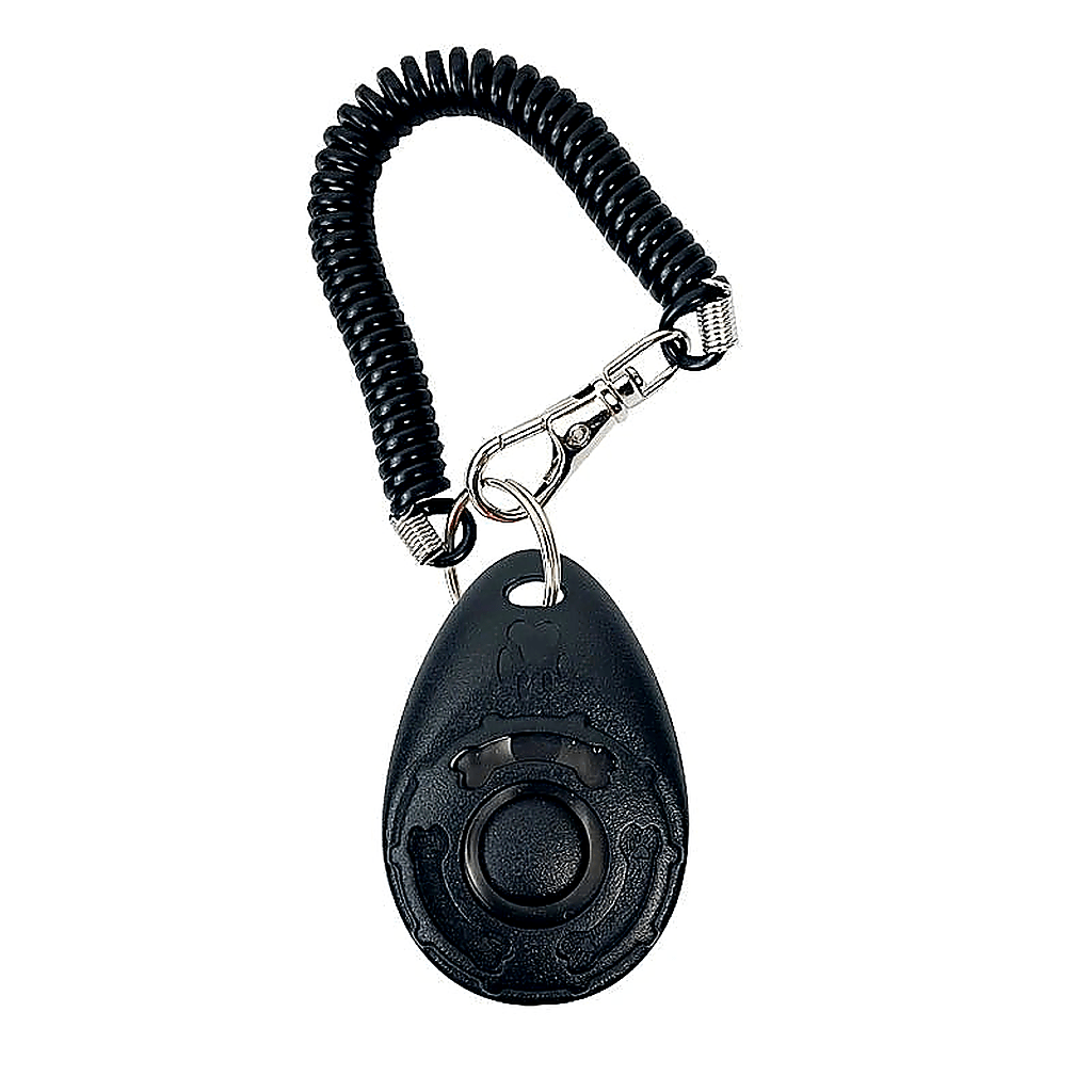 Pet Training Clicker with Adjustable Wrist Strap | Dog and Cat Training Aid
