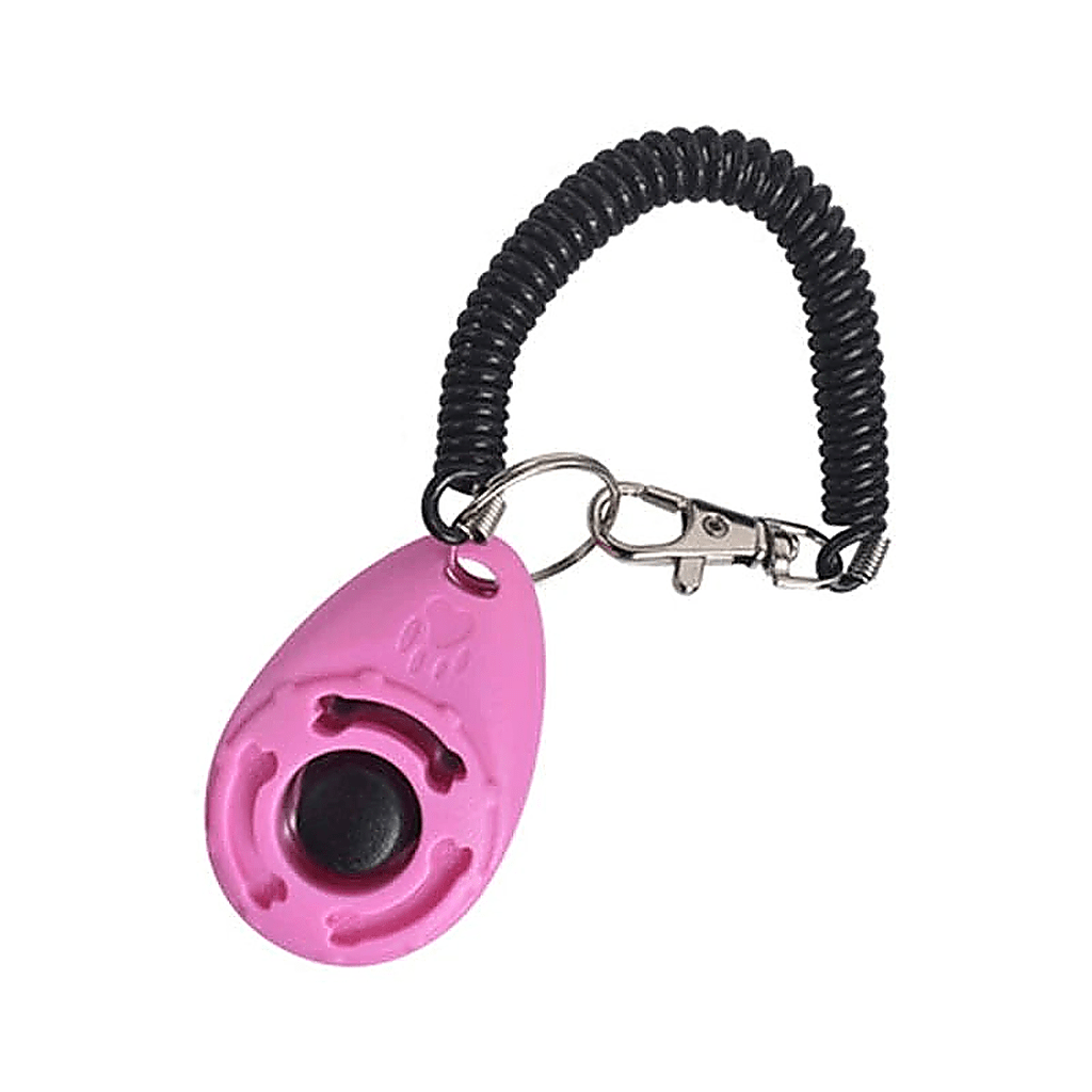 Pet Training Clicker with Adjustable Wrist Strap | Dog and Cat Training Aid