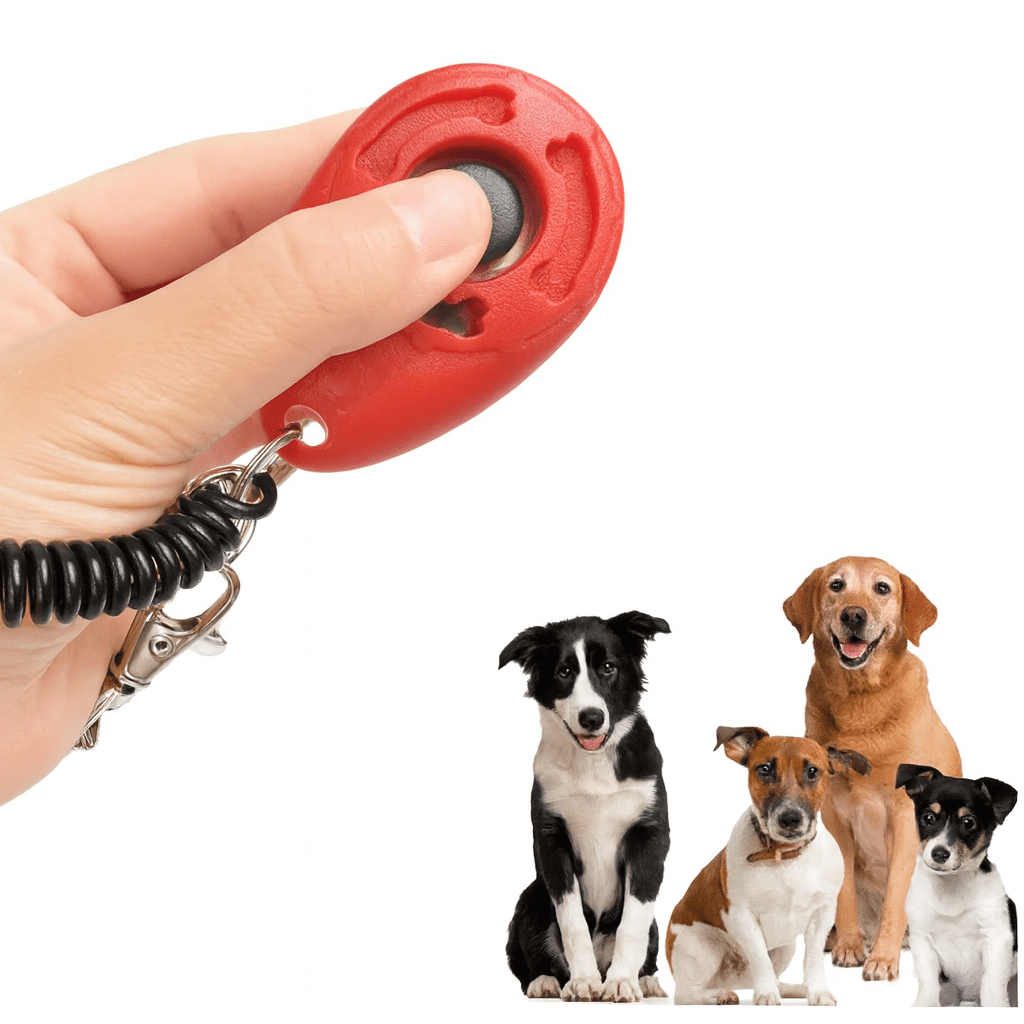 Pet Training Clicker with Adjustable Wrist Strap | Dog and Cat Training Aid