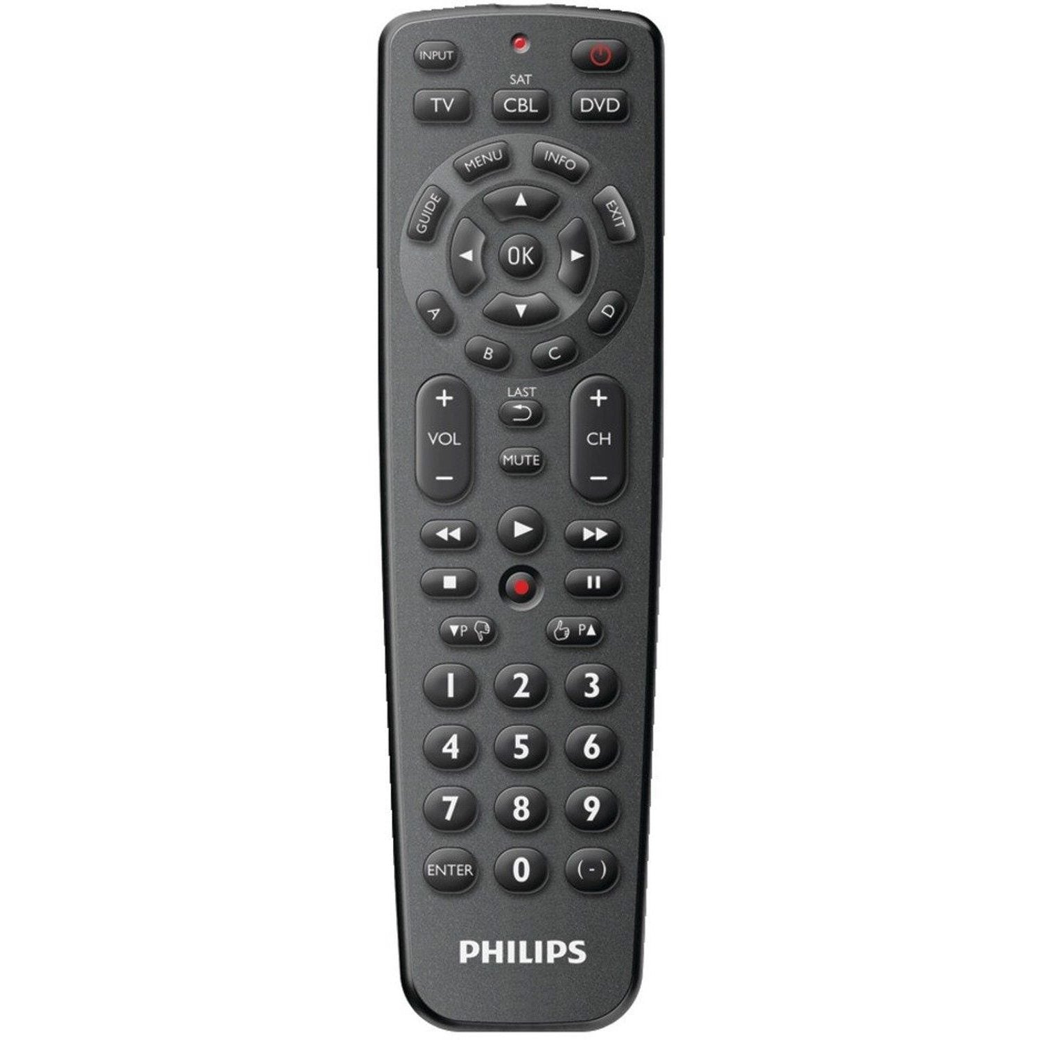 Substitute for Philips SRP1103/27 3-Device Universal Remote Control [RRU401]