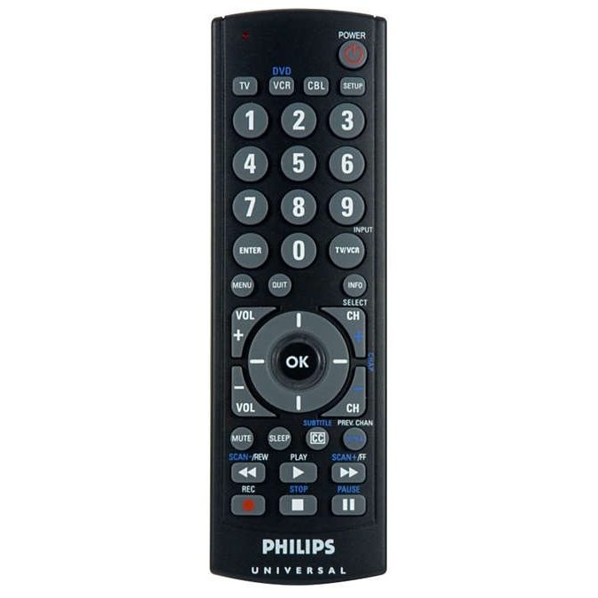 Substitute for Philips SRU2103/27 4-Device Universal Remote Control [RRU401]