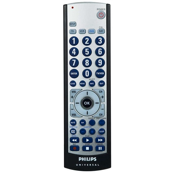 Substitute for Philips SRU3004/27 4-Device Universal Remote Control [RRU401]