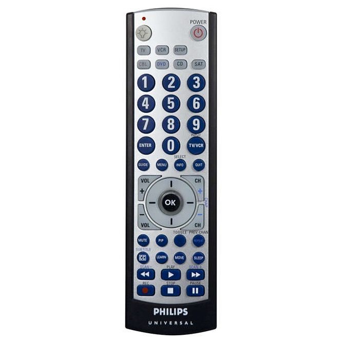 Substitute for Philips SRU3006/27 4-Device Universal Remote Control [RRU401]