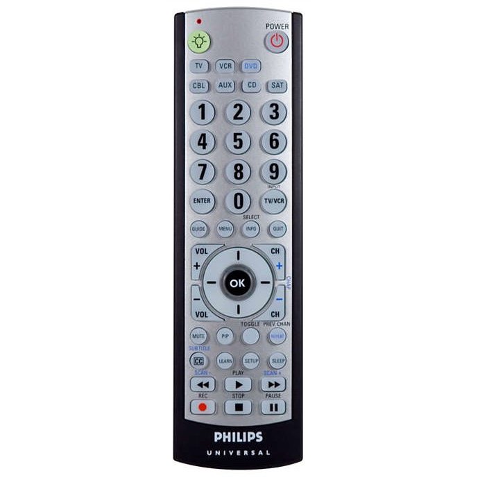 Substitute for Philips SRU4007/27 Advanced Universal Remote Control [RRU401]