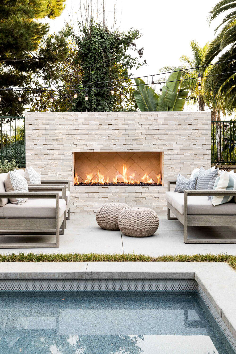 Natural Limestone 3D Ledger Panel Wall Tile 6x24 Inches Multi Surface Stacked Stone