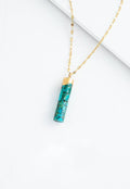 Pillar Necklace in Turquoise