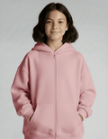 Dreamy Soft Charlie Play Solid Color - Bamboo Kids Zip Up Hoodie Sweatshirt