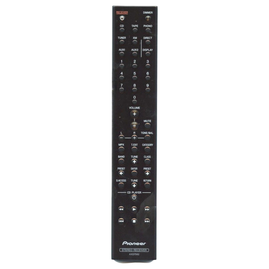 Pioneer AXD7562 Stereo Receiver Audio Remote Control - 8300756200010IL