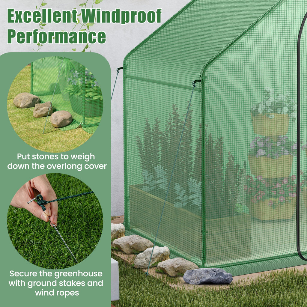 Portable Outdoor Warm House with PE Cover and Roll-up Zippered Door