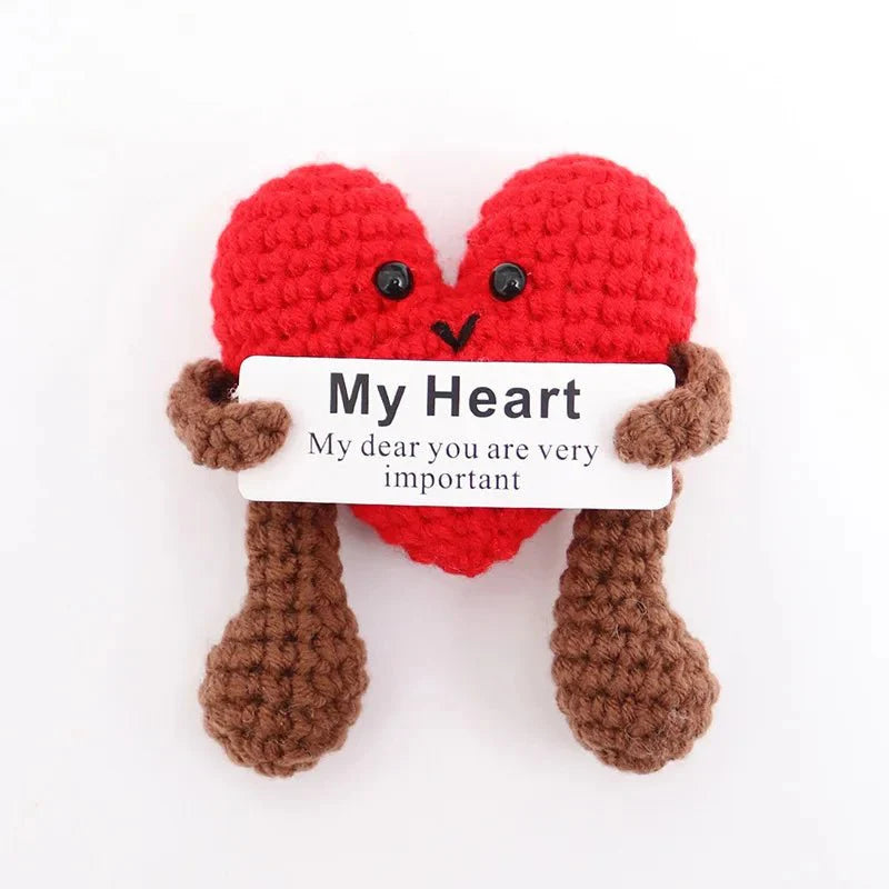 Mini Handmade Potato Hug Doll | Positive Energy Plush with Card