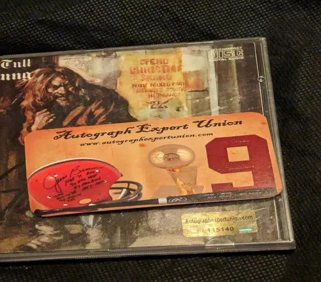Ian Anderson from Jethro Tull Signed CD Cover with COA 11540