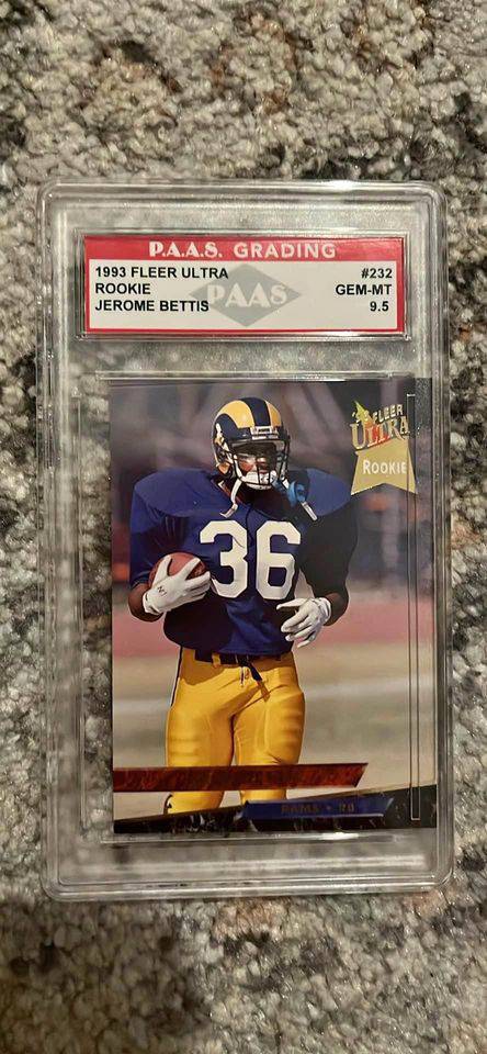 Jerome Bettis Rams Card