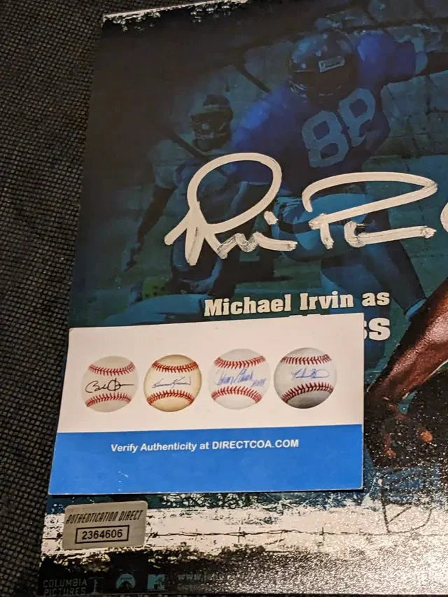 Michael Irvin autographed 8x10 photo with coax7