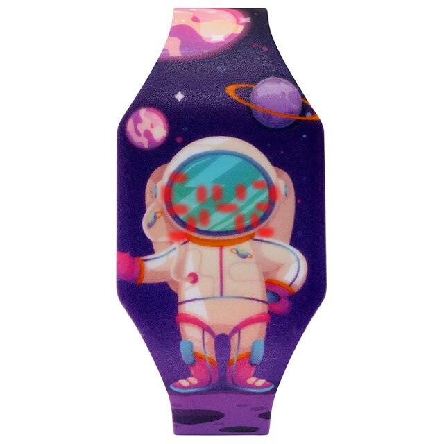 Cartoon Digital Watch Dolphin Mermaid Unicorn Dinosaur Kitty Christmas 3D Digital Sport Watch With 10 Color Lights And Alarm Band Digital Wrist Watch Gifts For Boys Girls Child Wristwatch