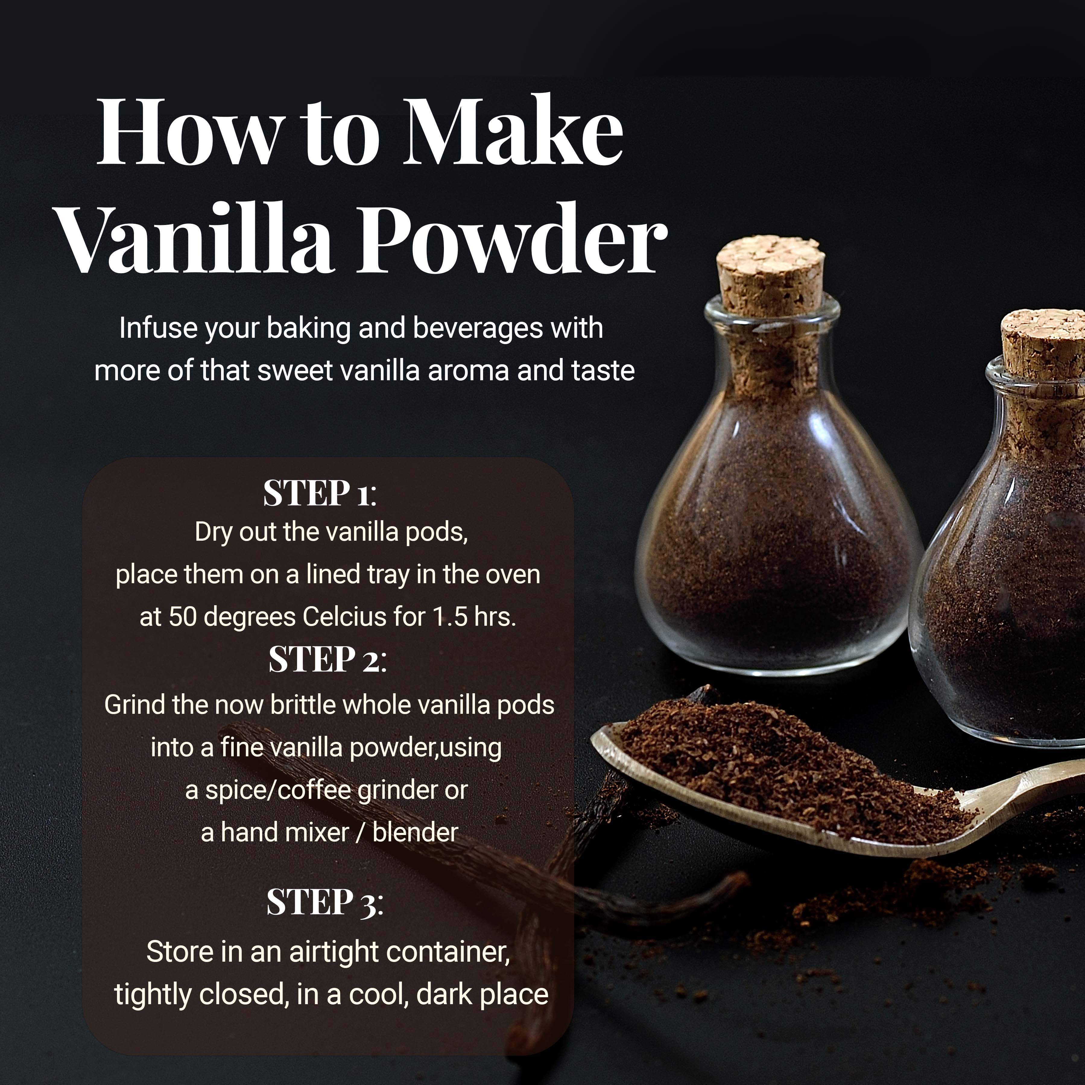 Grade A Ugandan Vanilla Beans – Whole Bulk Vanilla Pods for Baking & Extracts | Non-GMO