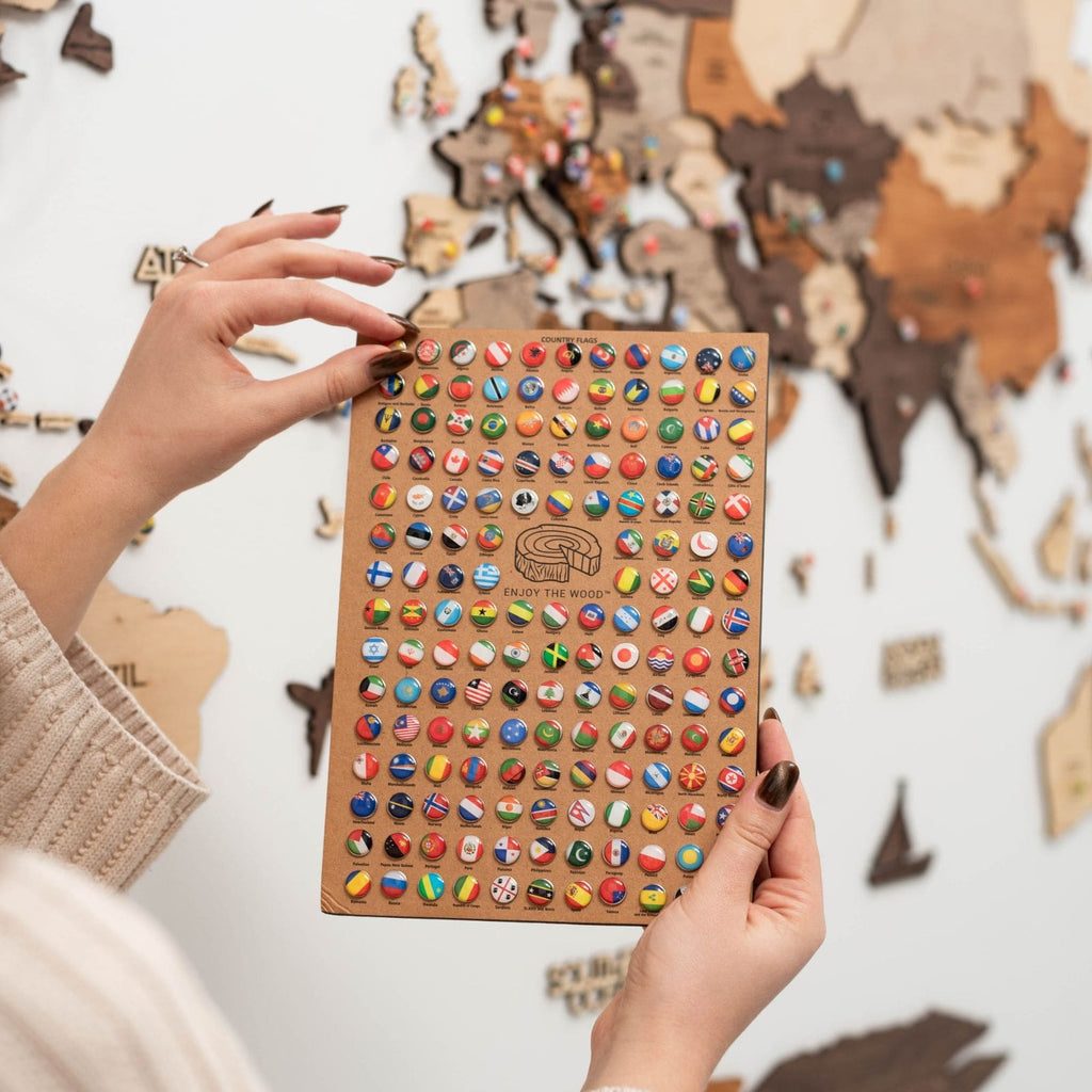 Flags Push Pins