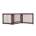 24 Inch Configurable Folding 3 Panel Wood Dog Fence