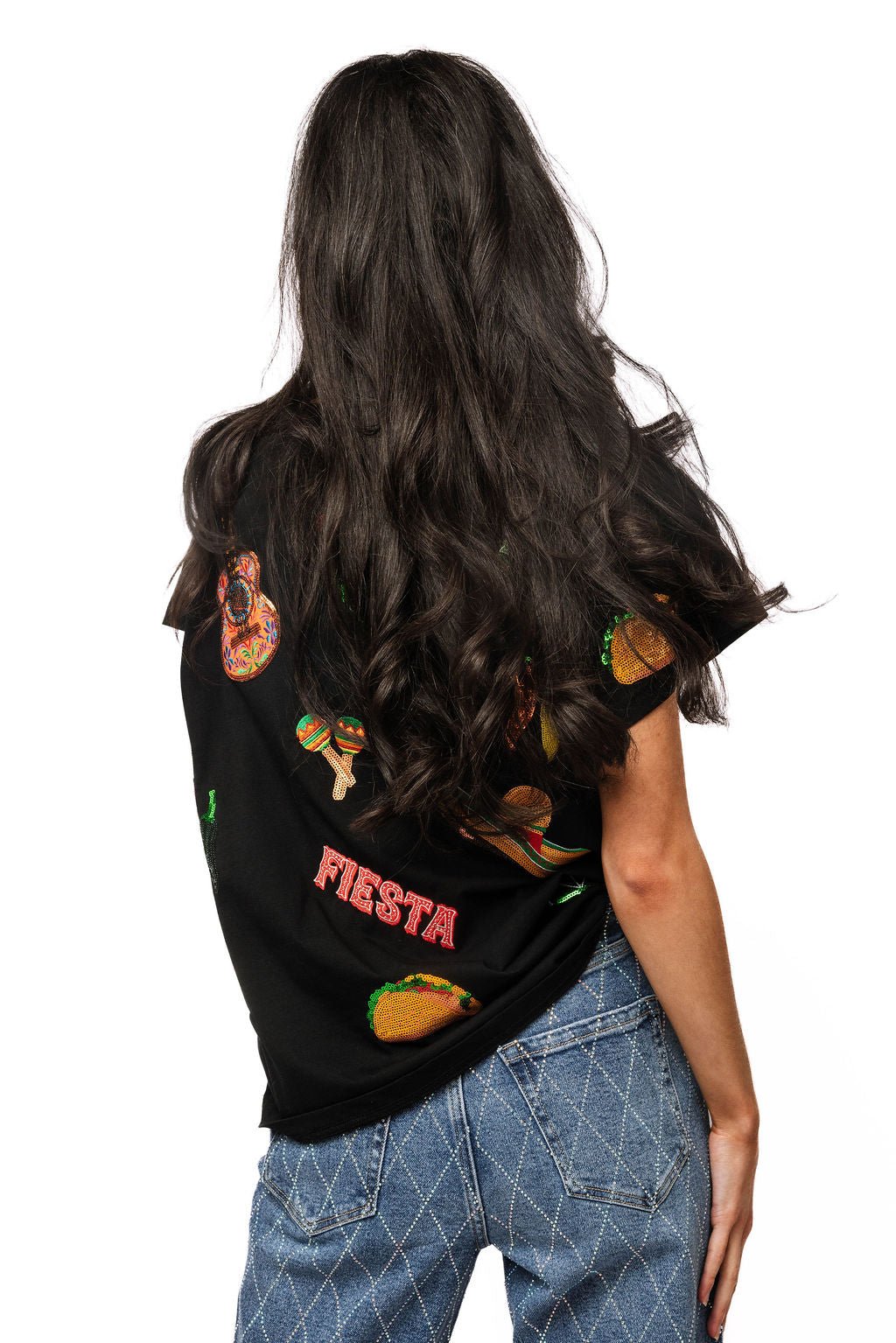 QOS Black Fiesta Icon Tee