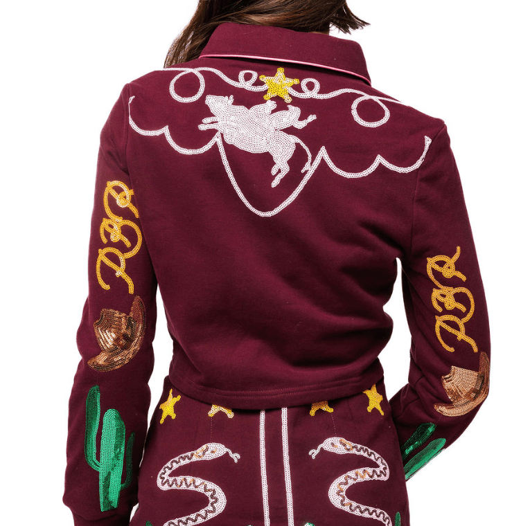 QOS LICENSED Maroon PBR Icon Skirt