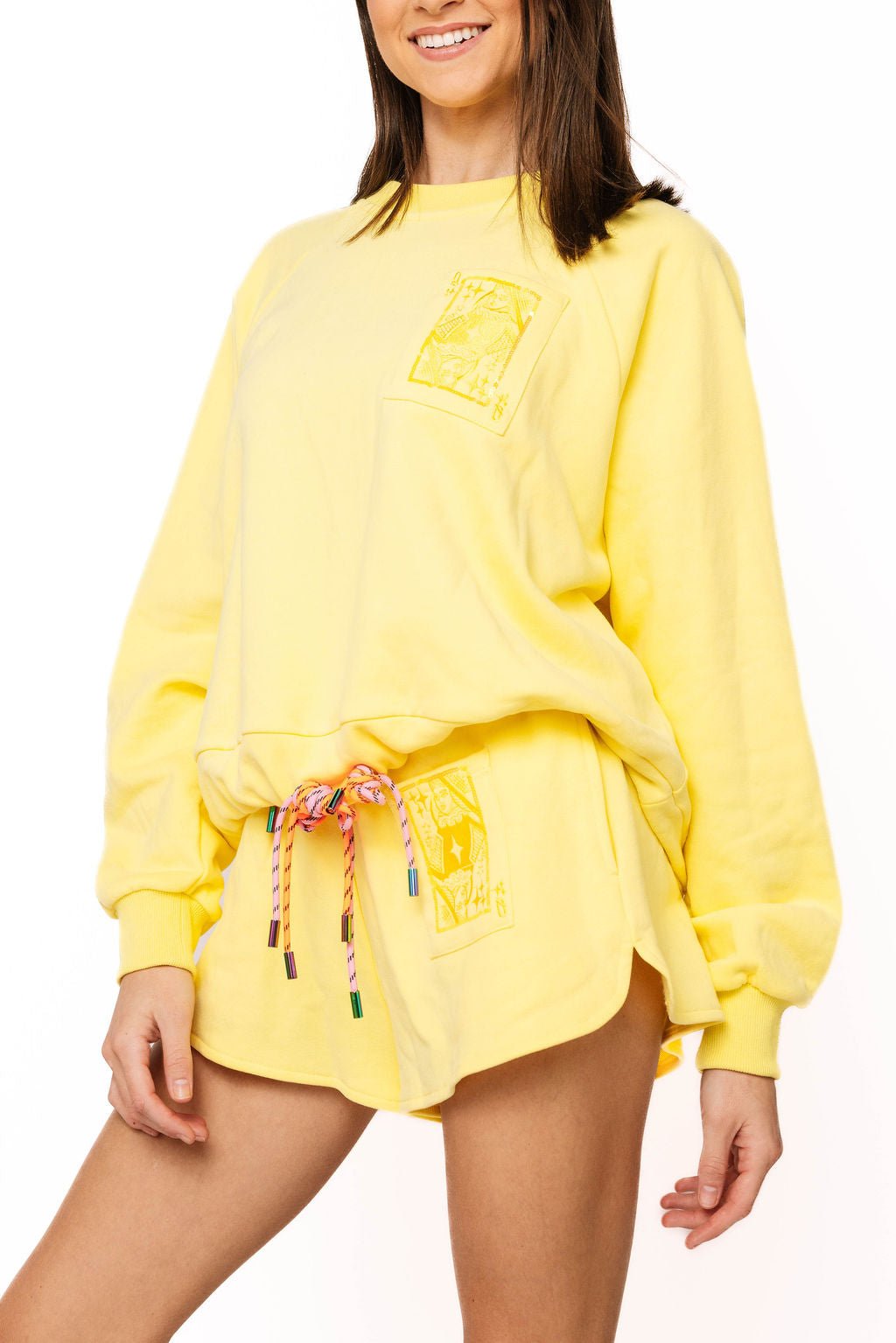 QOS TIE Yellow Tonal QOS Logo Short