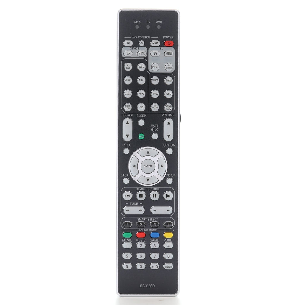 Generic RC036SR AV Receiver Remote Control | Backlight - 30701023700AS-GEN