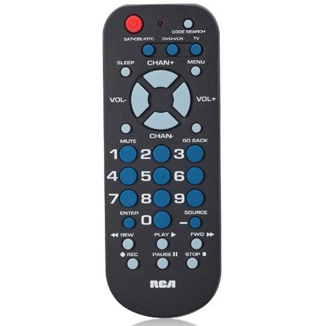 Substitute for RCA RCR503BZ 3-Device Universal Remote Control [RRU401]