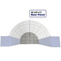 Back Wall for Container Canopy Shelter 40'x40'x13'