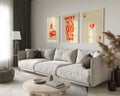 Retro Wall Art Posters Set