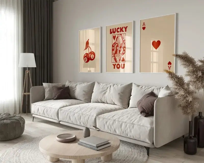 Retro Wall Art Posters Set