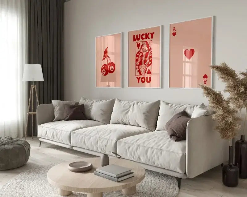 Retro Wall Art Posters Set