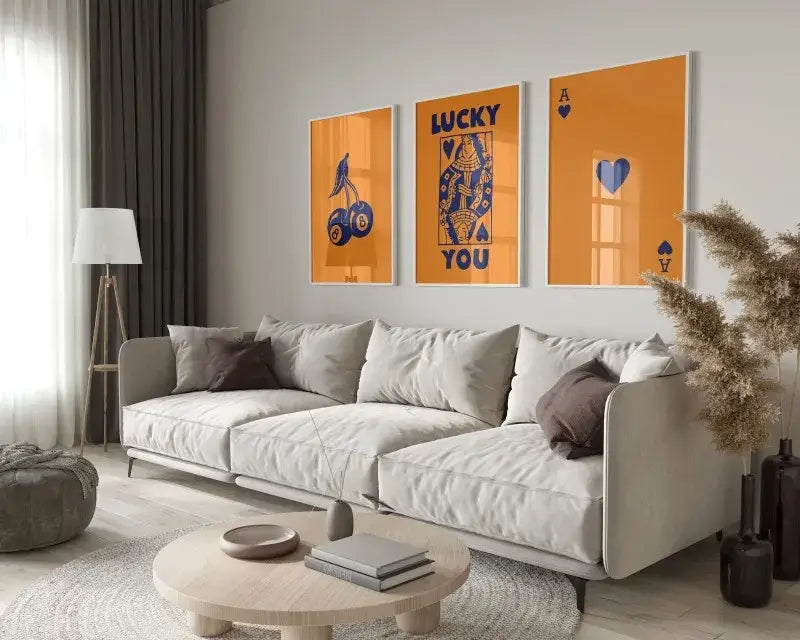 Retro Wall Art Posters Set