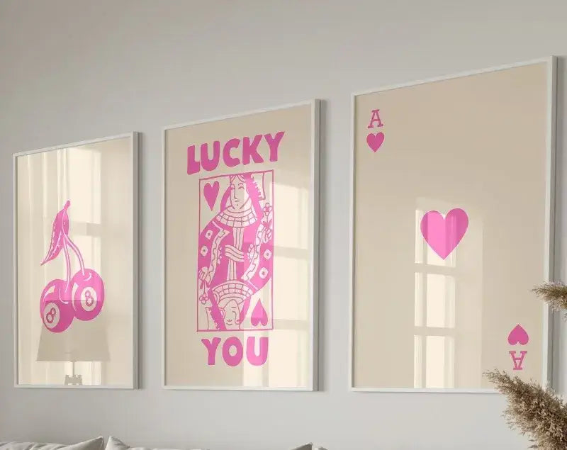 Retro Wall Art Posters Set