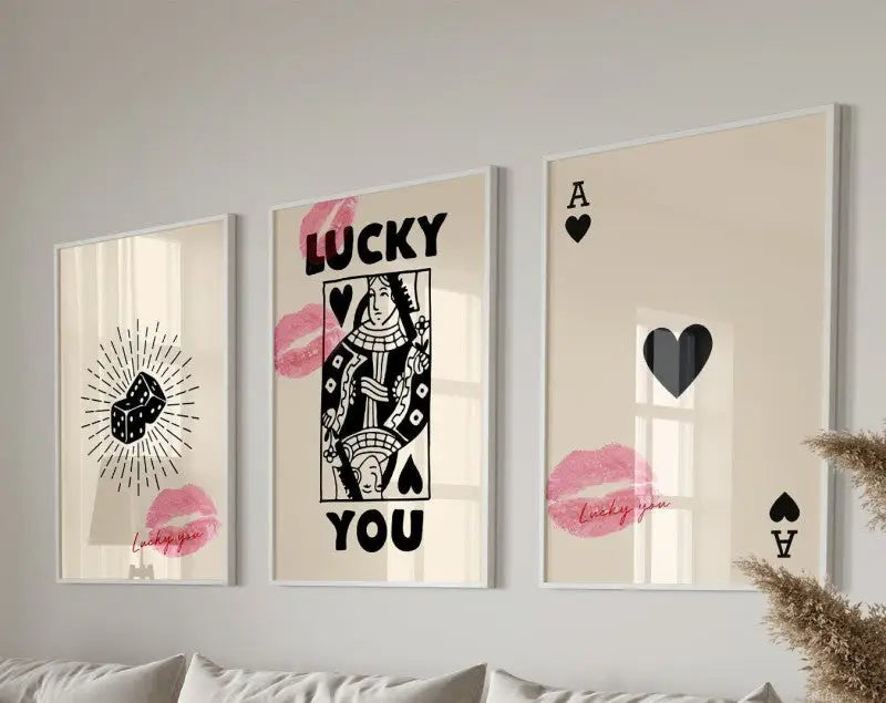 Retro Wall Art Posters Set