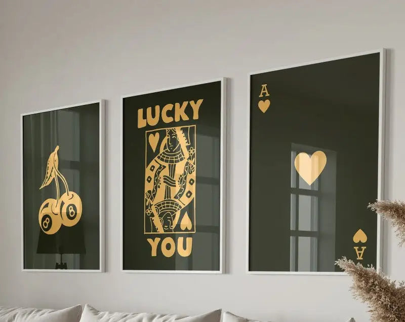 Retro queen theme beige wall art posters bedroom decor
